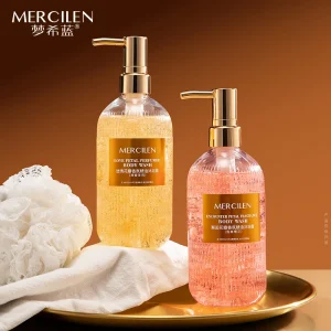 OEM ODM Private Label Skin Care Set Fragrance Whitening Moisturizing Body Wash Shower Gel 500ml for Adults