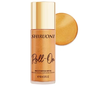 OEM ODM Roll On Body Shimmer Oil with 7 Botanical Oils 98% Natural Origin Vegan Silky Glow for Face Body & Hair