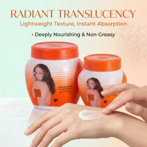 OEM ODM White Lotion 300ml Lightening Whitening Nourishing Vitamin E Body Cream for All Skin Types