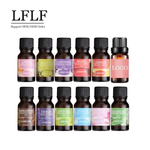 OEM Private Label 100% Pure Aroma Essential Oil Set High Quality Natural Essential Oil 6 Pack Aroma Diffuser Oils 12 Fragrance