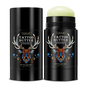 OEM Private Label Aftercare Healing Ointment Butter Tattoo Balm Stick Tattoo Aftercare Cream Tattoo Butter for Color Enhancement