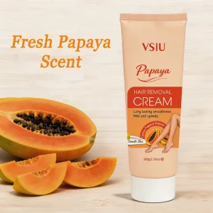 OEM Private Label Depilation Cream Effective Painless Hair Removal Cream with Papaya Flavor for Face Underarm