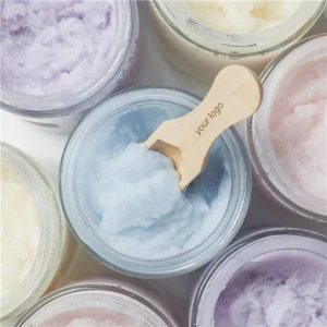OEM Private Label Exfoliating and Moisturizing Scalp & Body Scrub Deep Cleansing Sugar and Salt Scrub for Hair and Skin