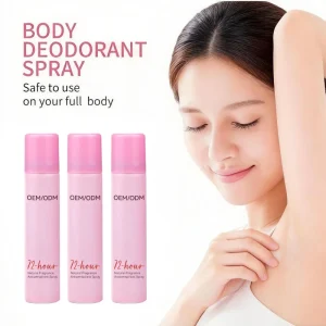 OEM Private Label Long Lasting Designer Antiperspirant Deodorant Perfumed Fresh Remove Underarm Odor Armpit Body Spray