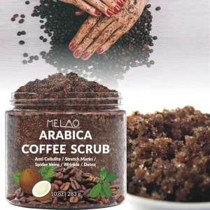 OEM Private Label Moisturizing Exfoliating Remove Dead Skin Whitening Herbal Natural Coffee Body Scrub