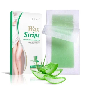 OEM Private Label Organic Cold Soft Wax Strip Depilatory Hot Wax Strip Hair Removal Wax for Legs