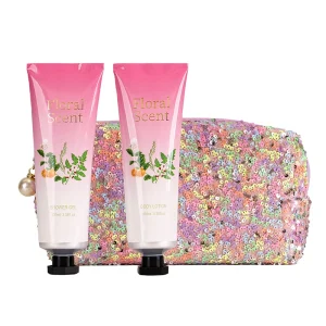 OEM Private Label Shower Bath Gel Cleansing Skin Care Bath Spa Works Body Wash Set for Women Gift