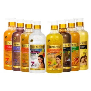 OEM Private Logo Natural Organic Oil Control Whitening Exfoliating Body Wash Bath Shower Gel