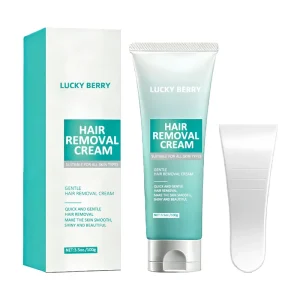 OEM Professional Permanent Depilatory Cream with Vitamin E Herbal Ingredients for Face & Body Hair Removal Smooth Skin