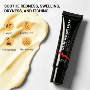 OEM Professional Tattoo Aftercare Cream Moisturizing Healing Ointment With Natural Ingredients