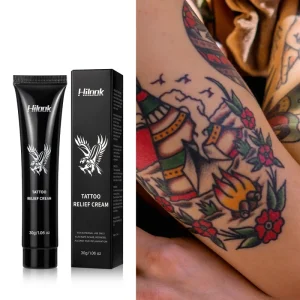 OEM Service Anti Redness Calming Effect Absorbing Natural Balm Tattoo Relief Cream for Fresh Tattoos