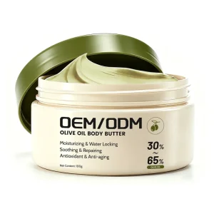 OEM Whipped Cream Organic Body Moisturizer Infused Olive Oil Vitamin C Licorice Extract Hydrates Nourishes Skin Repairs All Skin