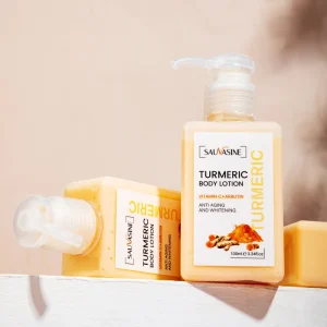 OEM Whitening Body Lotion Fragrance Soothing Easy Glow Vitamin C Turmeric for Dubai