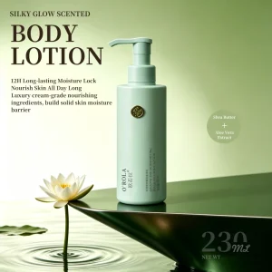 O’ROLA Private Label Shea Butter Aloe Vera Body Lotion 95% VC Brightening Moisturizing 12H Moisture Lock Vegan Long Lasting