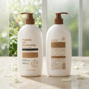 Oatmeal Hydrating Whitening Moisturizing Adult Neutral Skin Body Lotion with Cereal Aroma 500g OEM Best Seller