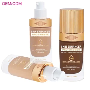 Ochain High Quality Shimmer Face Makeup Three Shades Moisturizing Pore Shrinking Cover Blemish Glowy Body Face Makeup Primer