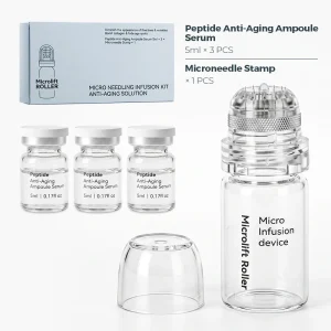 Oem Dendrobium Officinale Anti Aging Microlitre Ampoule Serum Cordyceps Sinensis Micro Infusion System for Face