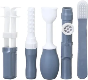 Oral Muscle Trainer 5pcs Oral Lips Muscle Perceiving Training Recovery Trainer Massager Brush Health Care
