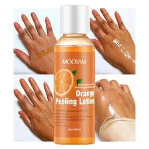Orange Peeling Lotion Private Label Body Care Skin Whitening Cream Oil Organic Lotion for Removing Dead Skin