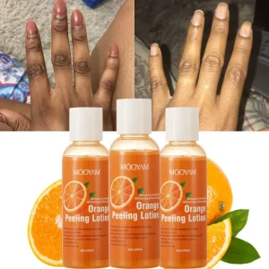Orange Peeling Lotion Private Label Body Care Skin Whitening Cream Oil Organic Lotion for Removing Dead Skin
