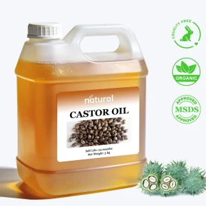 Organic 100% Pure Natural Jamaican Black Castor Oil for Hair Growth Cold Pressed Carrier Oil Hair Nourishing Hydrating Care