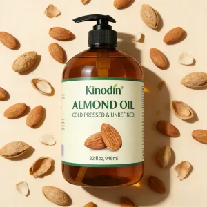 Organic 946ML Cold Pressed Carrier Oil Food Grade Sweet Almond Oil Pure Supplier Skin Hair Face Body