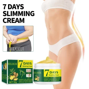 Organic Belly Slimming Cream with Ginger Vitamin C Herbal Body Care Weight Loss Beauty Coconut Ingredient ODM Supply