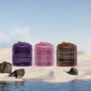 Organic Black Skin Lightening Sugar Scrub woman Nourishing Exfoliating Face Scrub private Label Whitening Body Scrub