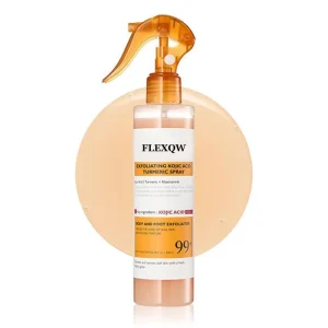 Organic Body Face Peel Spray Kojic Acid Turmeric Deep Cleansing Exfoliating Moisturizing Smoothing for Women