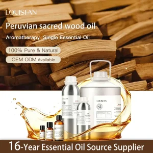 Organic Distilled HighQuality Essential Oil Aromatherapy Skincare Raw Material Peruvian Sacred Wood Essential Oil