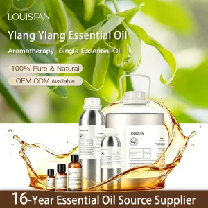 Organic Distilled Ylang Ylang Essential Oil High Quality Pure Aromatherapy Skincare Raw Material Sweet Odor Madagascar