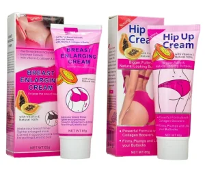 Organic Eco-Friendly Breast & Butt Enhancement Cream with Papaya Extract for Slimming Tightening & Big Butt