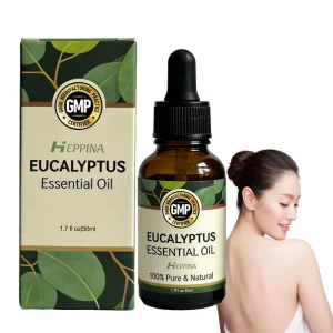 Organic Eucalyptus Essential Oil 50ml 100% Pure Natural Eucalyptus Oil for Skin Care Aromatherapy and Home Diffusers