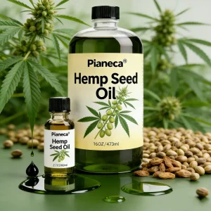 Organic Hemp Seed Oil OEM/ODM Natural Herbal Hemp Seed Massage Oil Natural Carrier Oils 89958-21-4