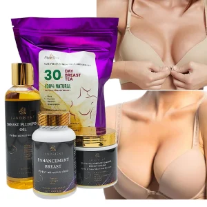 Organic Herbal Body Care Products Natural Breast Enhancement Cream Vegan Breast Enhancement Set for Female