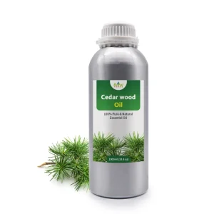 Organic Natural Cedar Wood Essential Oil with Fresh Scent for Aromatherapy & Skin Care Bulk