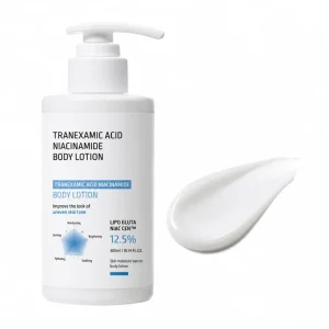 Organic Natural Skincare Body Hand Hydrating Moisturizer Nourishing Tranexamic Acid Niacinamide Body Lotion