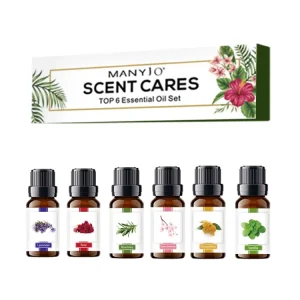 Organic OEM 6pcs Essential Oil Set Blend High Quality Nature Aromatherapy Humidifier Essential Oil