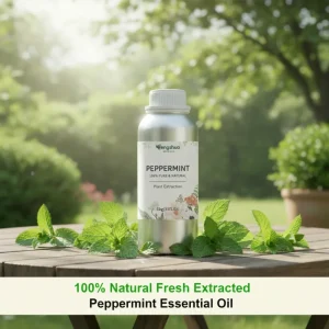 Organic Peppermint Oil Steam Distilled Mint Essential Oil for Diffuser Soap Candle Making