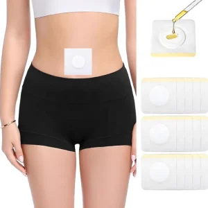Organic Pressed Castor Oil Wrap Breathable Belly Button Patch One Off Mouth Nasal & Body Patches