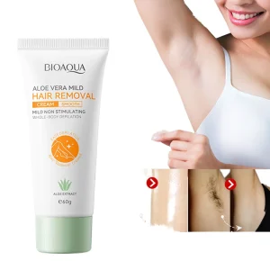 Organic Sensitive Painless Herbal Aloe Gentle Moisturizing Inhibitor Remover Spray Foam for Women Men Hair Removal Cream