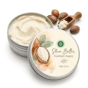 Organic Shea Butter Raw Unrefined for Skin Hair Body Moisturizing 100% Pure Natural Cosmetic Grade Private Label 100g mL
