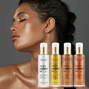 Organic Shimmering Spray Long Lasting Highlight Brighten Waterproof Dry Body Glow Shimmer Oil