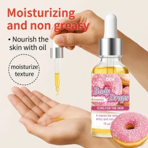 Organic Skincare Fragrance Herbal Extract Shimmer Body Oil Jojoba Oil Vitamin E Anti Aging Hydrating Moisturizer Brightening