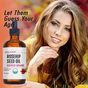 Organic Vegan Rosehip Seed Oil Hair Face Whitening Moisturizing Hydrating Nourishing Unrefined Cold Pressed Carrier Oil