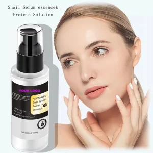 Organic Vegan Snail Mucus Body & Face Serum Green Tea Hyaluronic Acid Aloe Vera Sulfate free Moisturizing Anti Aging Home Use