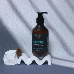 Organic Vegan Tattoo Aftercare Lotion with Anti Wrinkle & Anti Aging Benefits Prevents Ink Fading for All Skin Types
