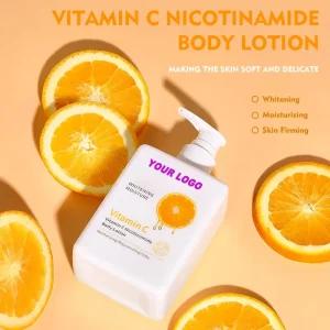 Original Factory Vitamin C Body Lotion Organic Vegan Collagen Hyaluronic Acid Sulfate free Moisturizing Hydrating Brightening