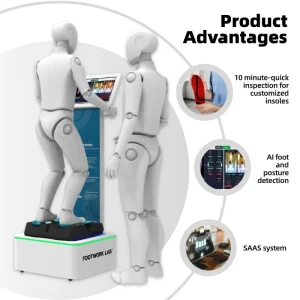 Orthopedic Customizable Insole Machine USB Portable Foot Scanner with Sports Detection for Feet Imprinting and Insole Making