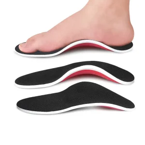 Orthopedic Orthotic Insoles Flat Feet Correction Arch Support Breathable High Elasticity EVA Material